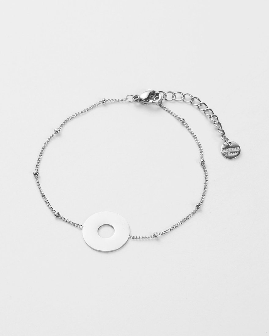 Bracelet fin en acier à cercle