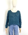 Pull léger à maille ajourée