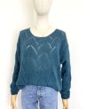 Pull léger à maille ajourée