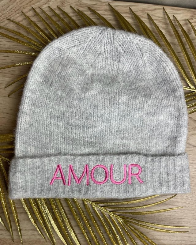 Bonnet Amour à revers large