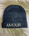 Bonnet Amour à revers large