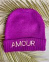 Bonnet Amour à revers large