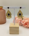 Boucles d'oreilles goutte et lapis lazuli