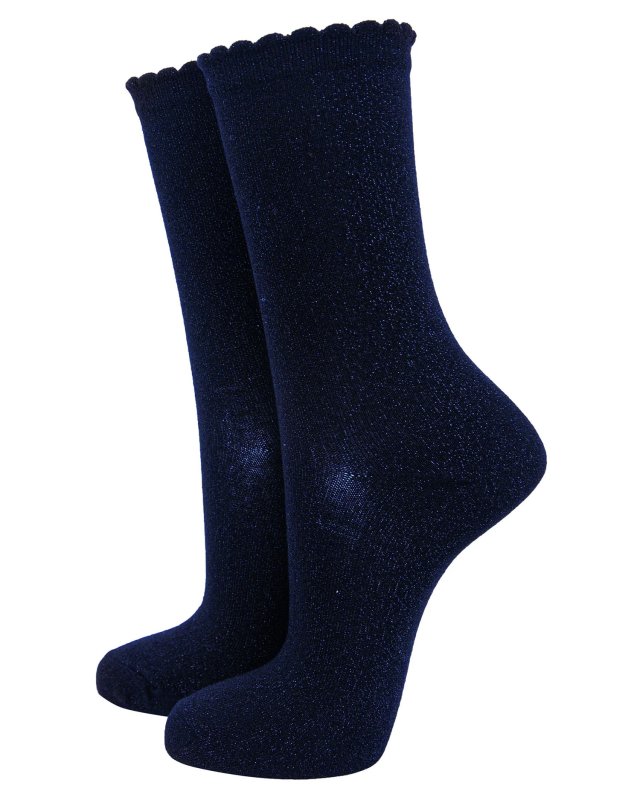 Chaussettes pailletées bleu...