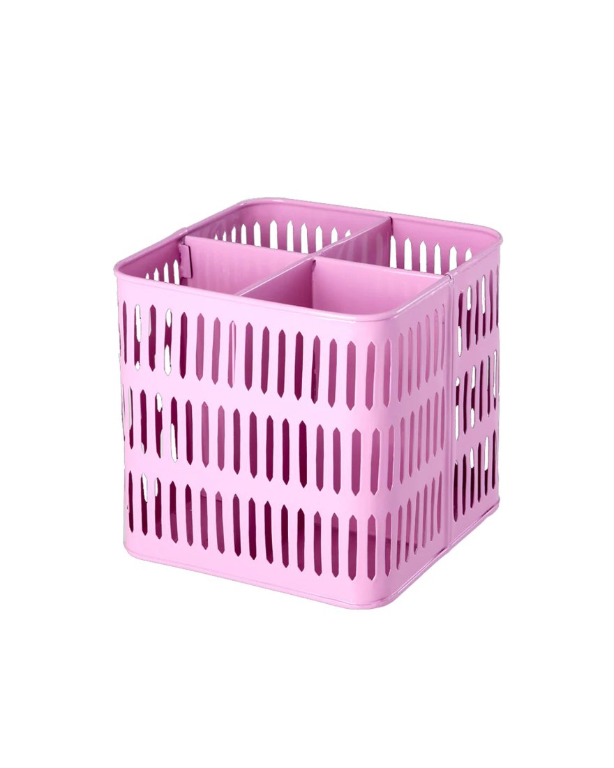 Grand rangement métallique pour ustensiles Rice