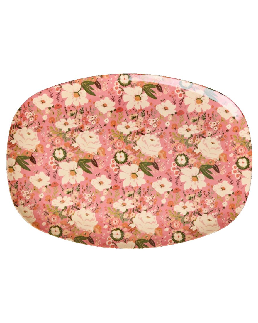 Plateau en mélamine Allison Flower Rice
