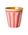 Gobelet en mélamine Organic Stripes Rice