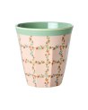 Gobelet Checkered Stencil en mélamine Rice