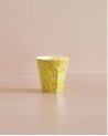 Gobelet petites fleurs jaunes Rice en mélamine