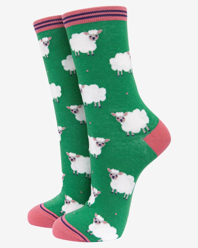 Chaussettes vertes à...