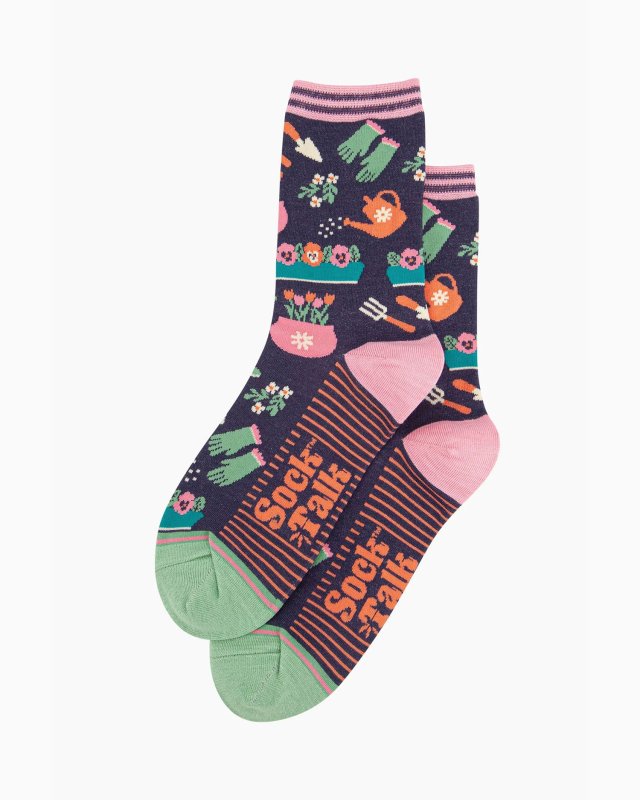 Chaussettes sur le thème jardinage