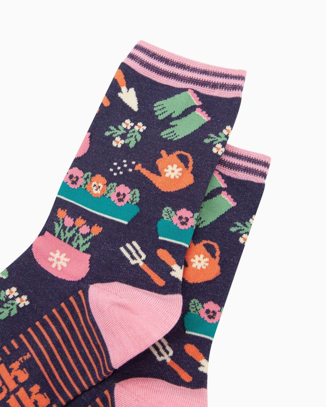 Chaussettes sur le thème jardinage