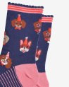 Chaussettes avec des petits chiens festifs