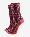 Chaussettes avec des hérissons et détails roses
