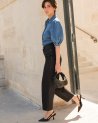 Jean Brandy en denim gris foncé