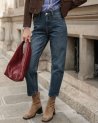 Jean Boy en denim bleu foncé