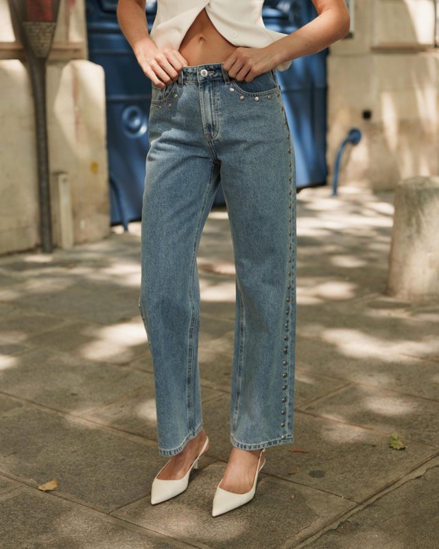 Jean Riley en denim vintage
