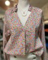 Chemisier à motif liberty multicolore