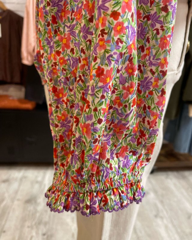 Chemisier à motif liberty multicolore