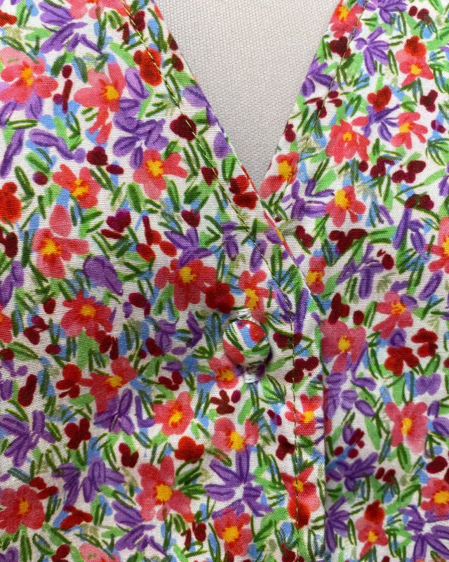 Chemisier à motif liberty multicolore