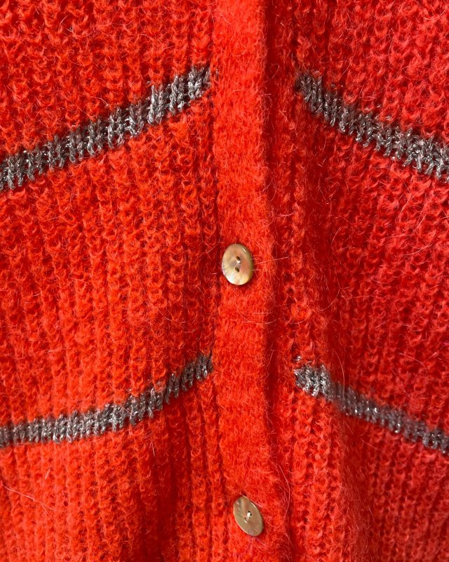 Gilet à rayures argentées