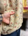 Veste polaire à imprimé fleuri