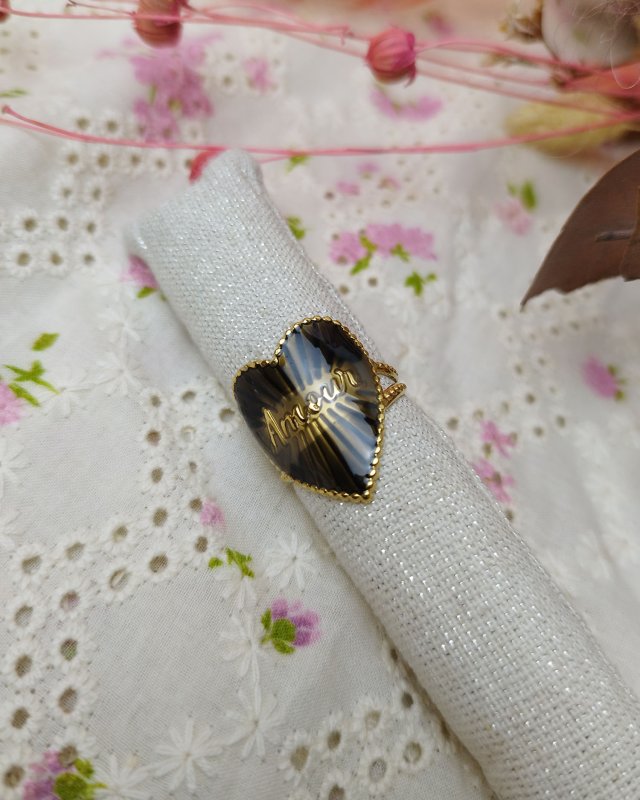 Bague Amour en forme de coeur