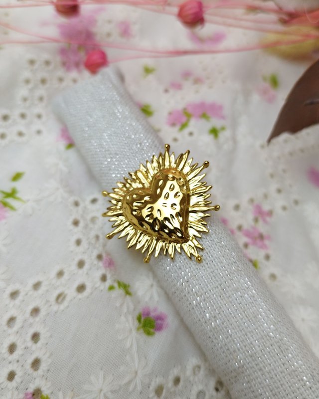 Bague ex voto en acier...