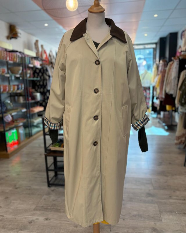Long trench beige à...