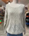 Pull léger à maille ajourée