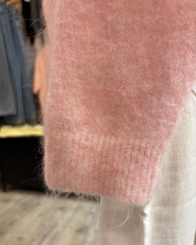 Pull rose à inscription Soho New York