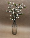 Branche de bourgeons blancs en laine