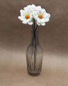 Anémone décorative blanche en feutrine