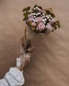 Branche de gypsophile décorative en feutrine