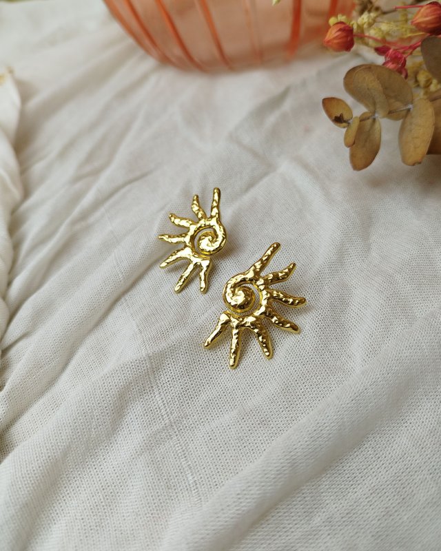 Boucles d'oreilles soleil...