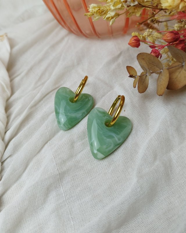 Créoles avec un coeur en...