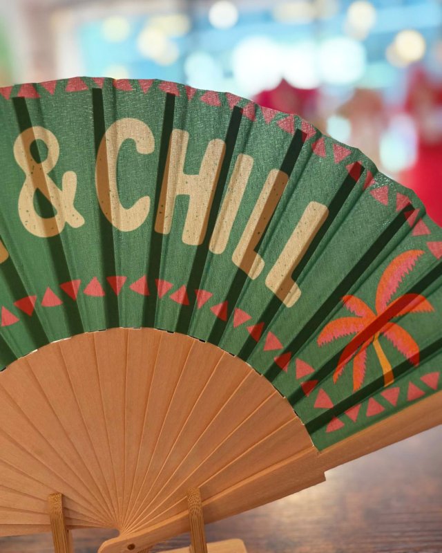 Éventail vert Hot & Chill