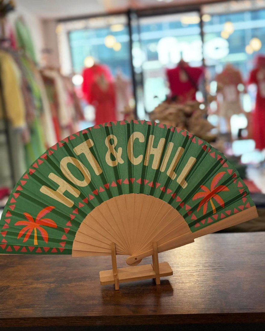 Éventail vert Hot & Chill
