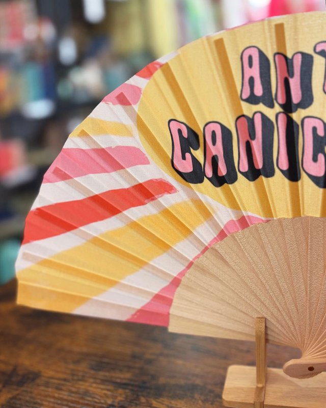 Éventail à message "Anti-Canicule"
