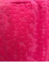 Short en éponge fuchsia à motif fleuri