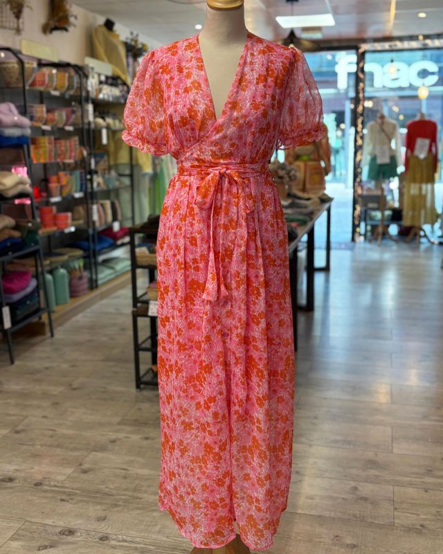 Robe longue à imprimé...
