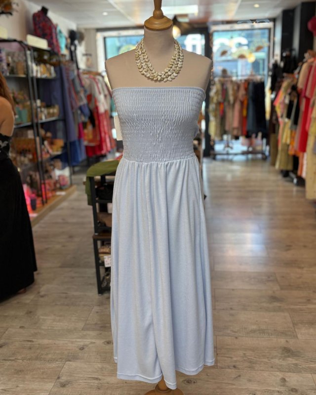 Robe bustier en éponge