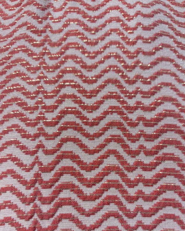 Robe patineuse à motif graphique blanc et rose