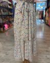 Robe fluide à imprimé fleuri multicolore