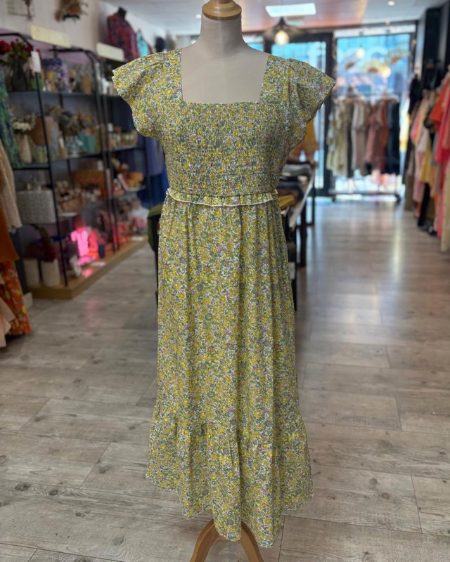 Longue robe en liberty...