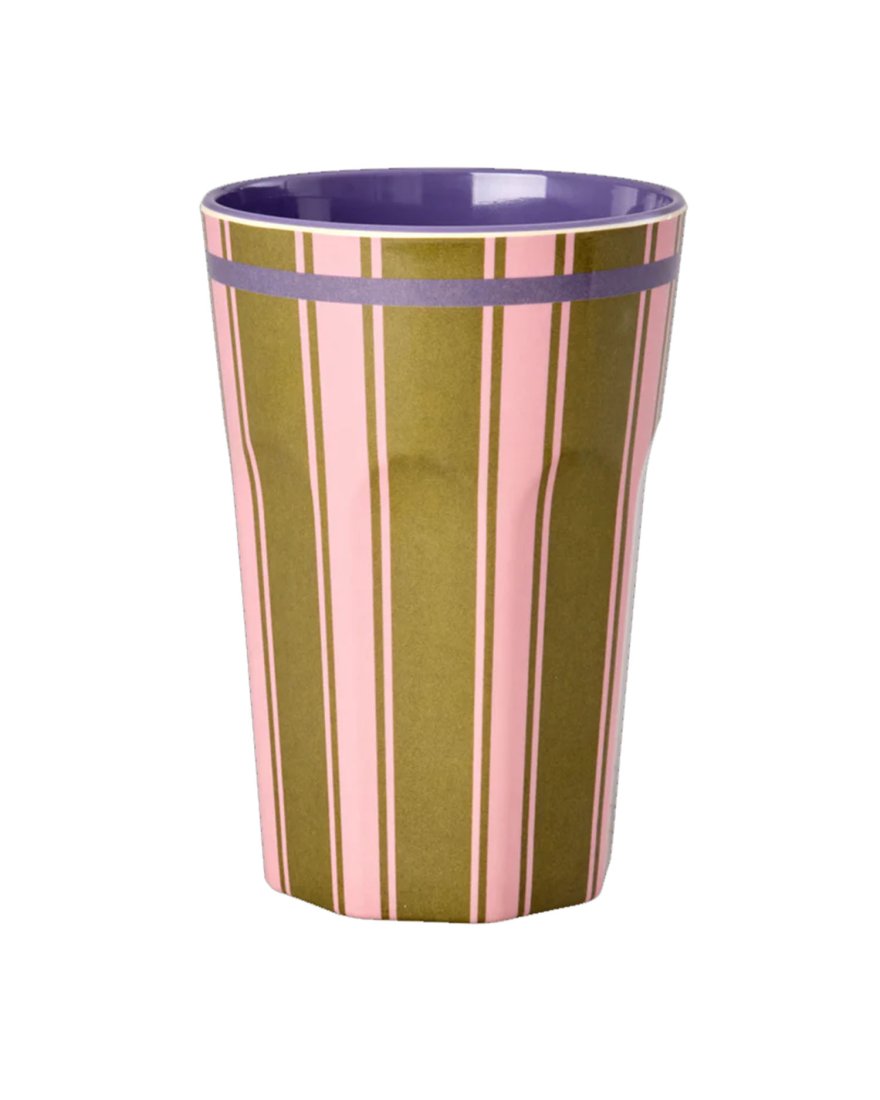 Grand gobelet Stripe Delight en mélamine Rice