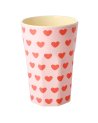 Grand gobelet Sweet Hearts en mélamine Rice