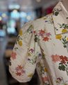 Longue robe chemise à imprimé floral