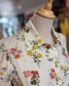 Longue robe chemise à imprimé floral