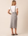 Robe salopette Same en denim gris clair